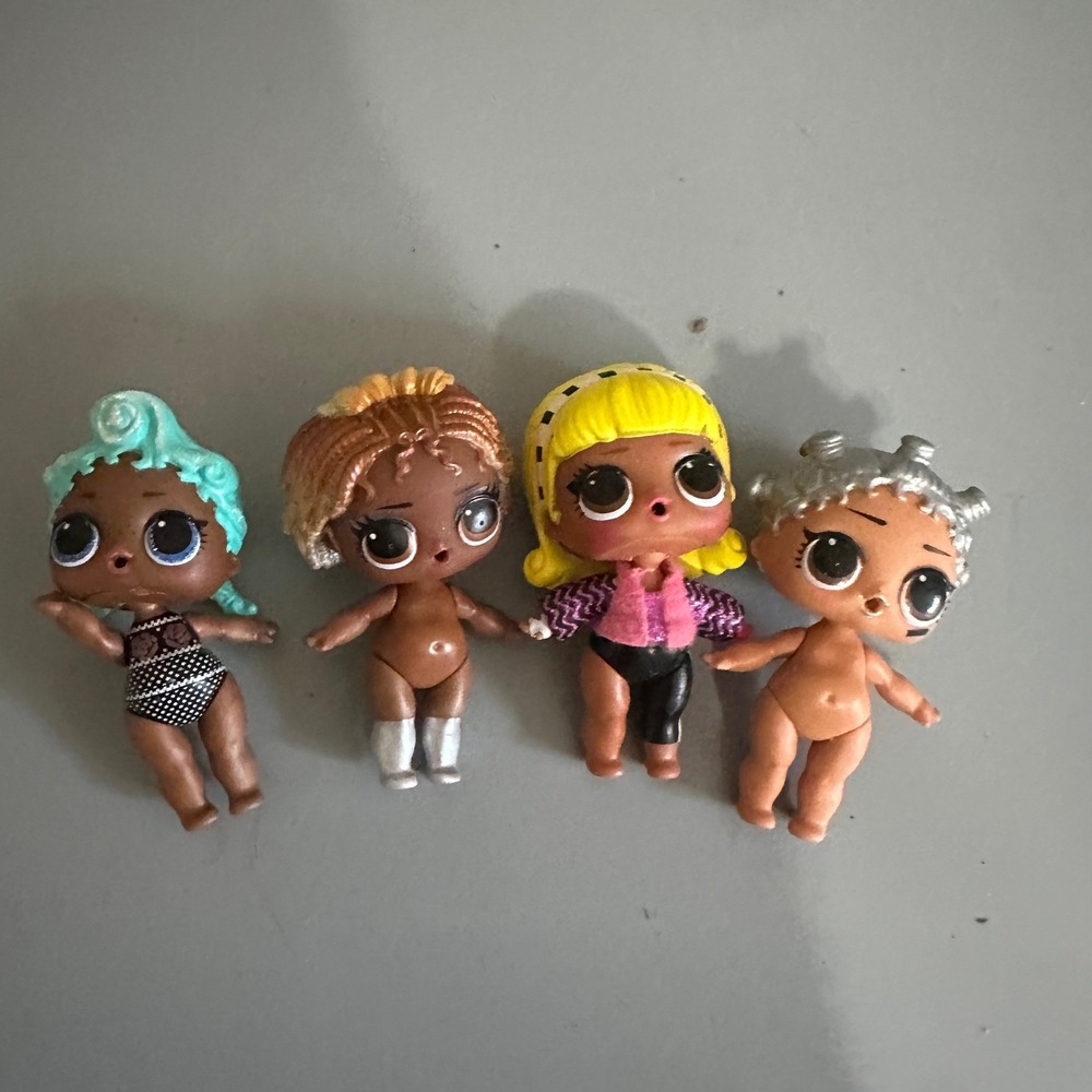 LOL Surprise Doll Lot of 4 MGA Entertainment Collectible Figures Mixed Series